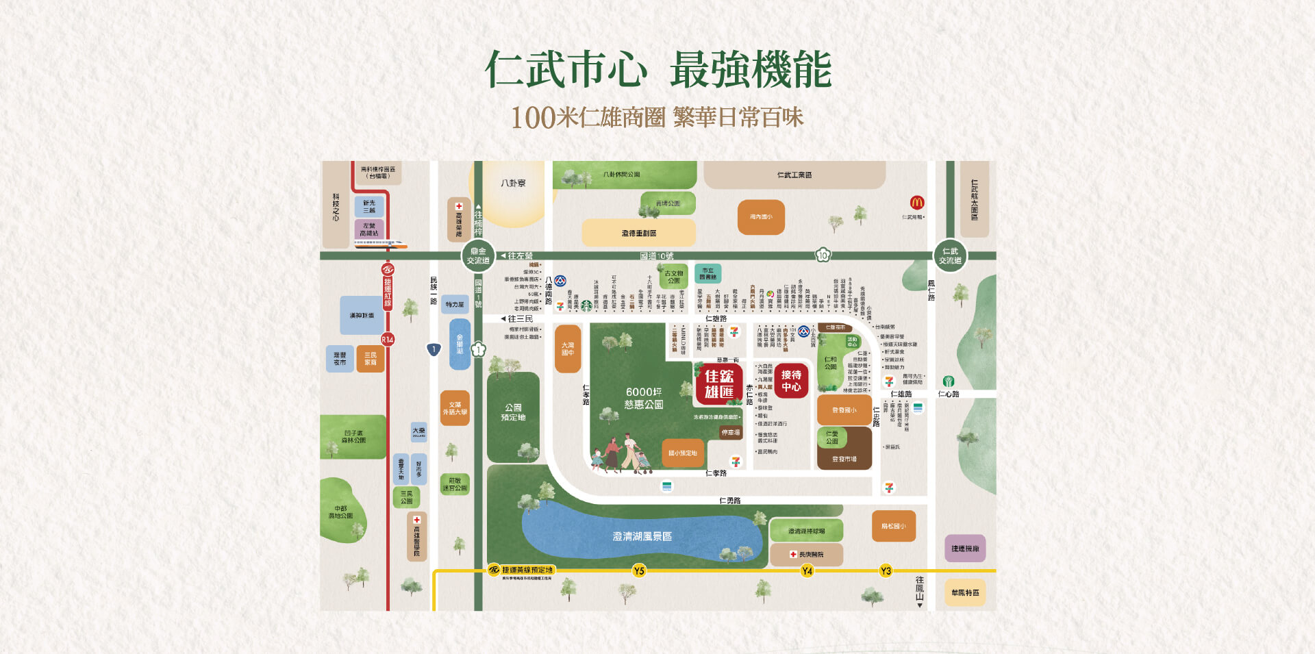 仁武市心 最強機能100米仁雄商圈 繁華日常百味